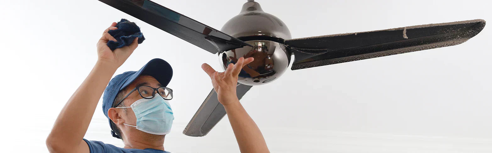 How to Clean Your Ceiling Fan Within Seconds