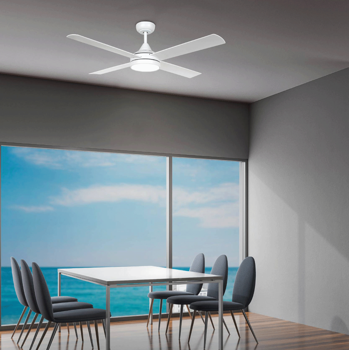 Broadbeach DC Ceiling Fan with  LED Light & Remote Control