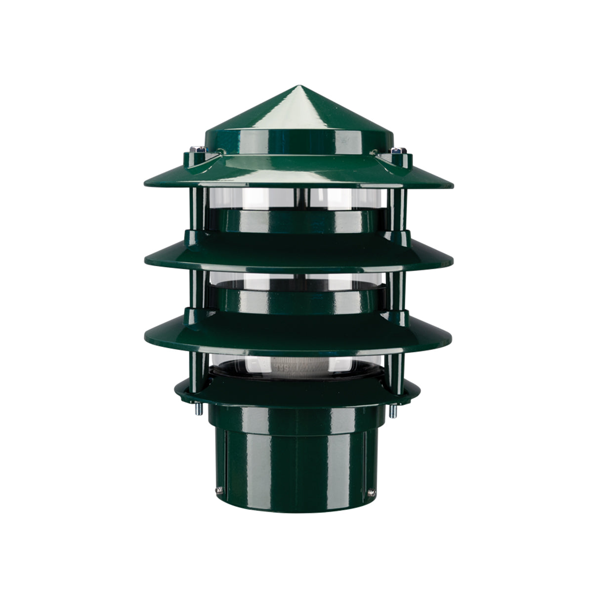 BL-100 3-Tier Powder Coated Aluminium Bollard Head E27