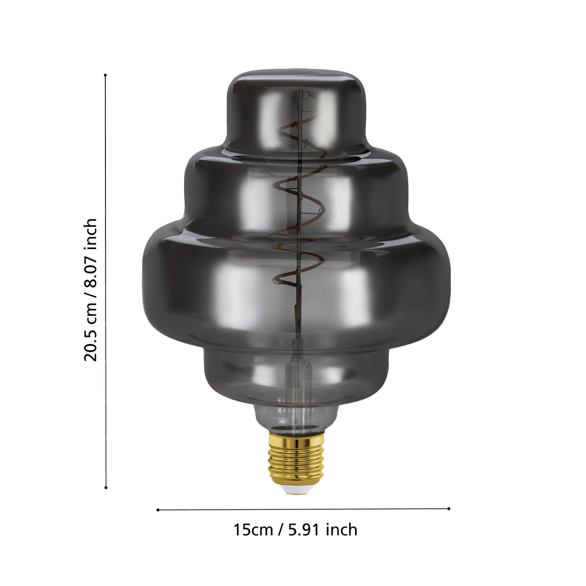 4W LED E27 Dimmable OR150 globe - 2000K