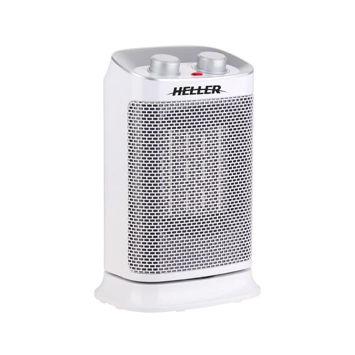 1500W Ceramic Oscillating Fan Heater - White