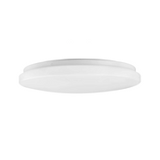 15W Opal LED Oyster Ceiling Light - White - Tri-Colour