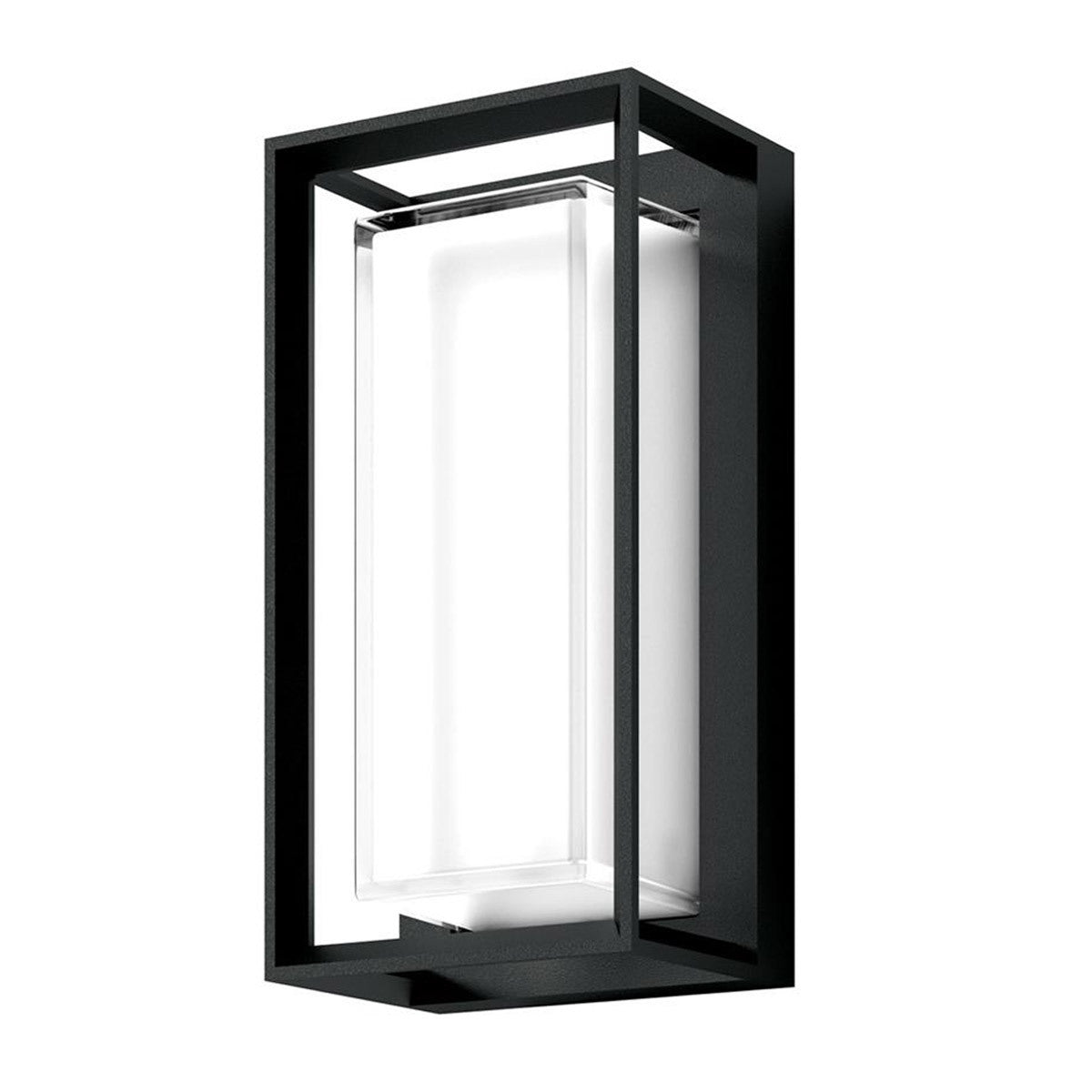 Como Rectangle Aluminium Outdoor LED Wall Light