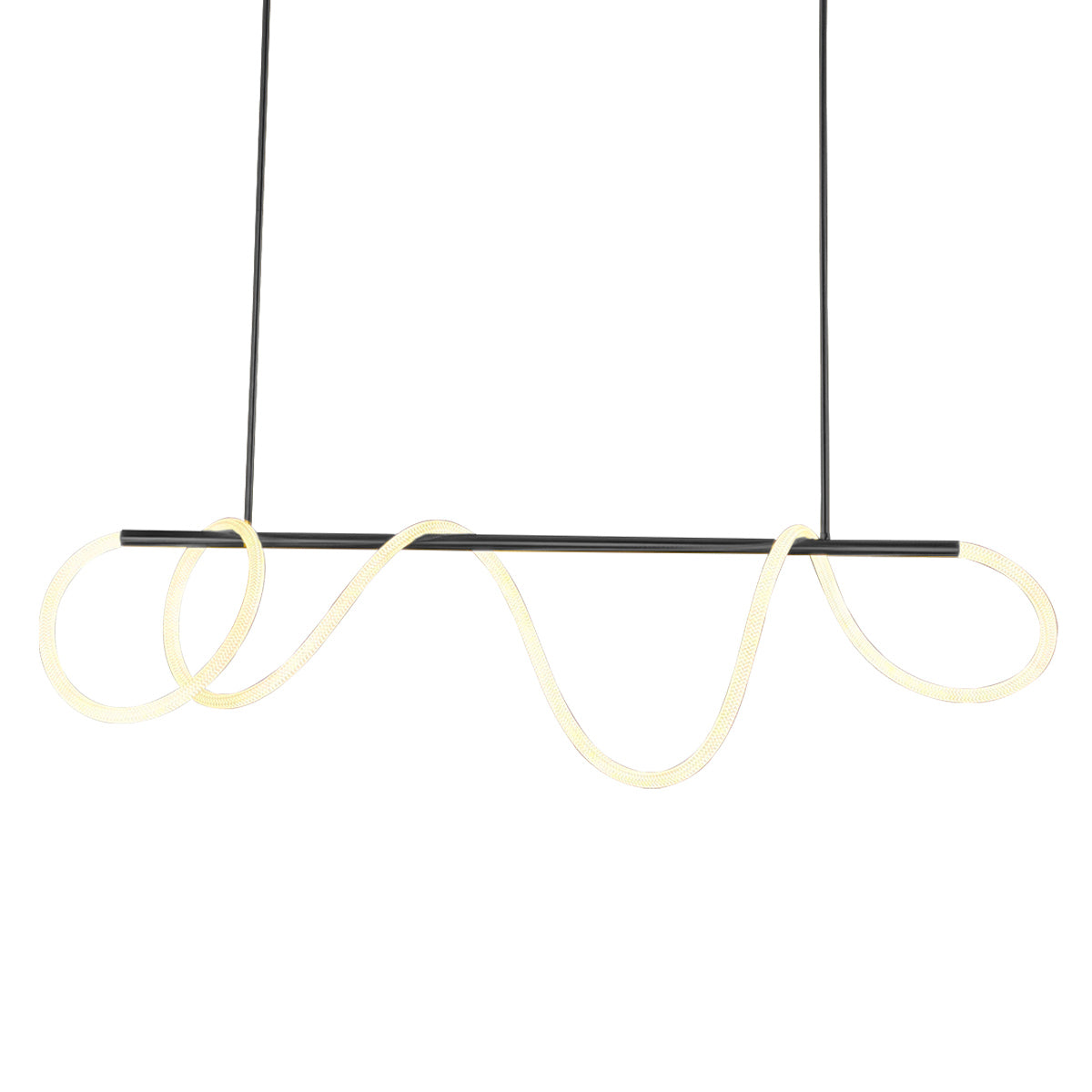 Roparo Linear LED Rope Pendant Light - 1100mm