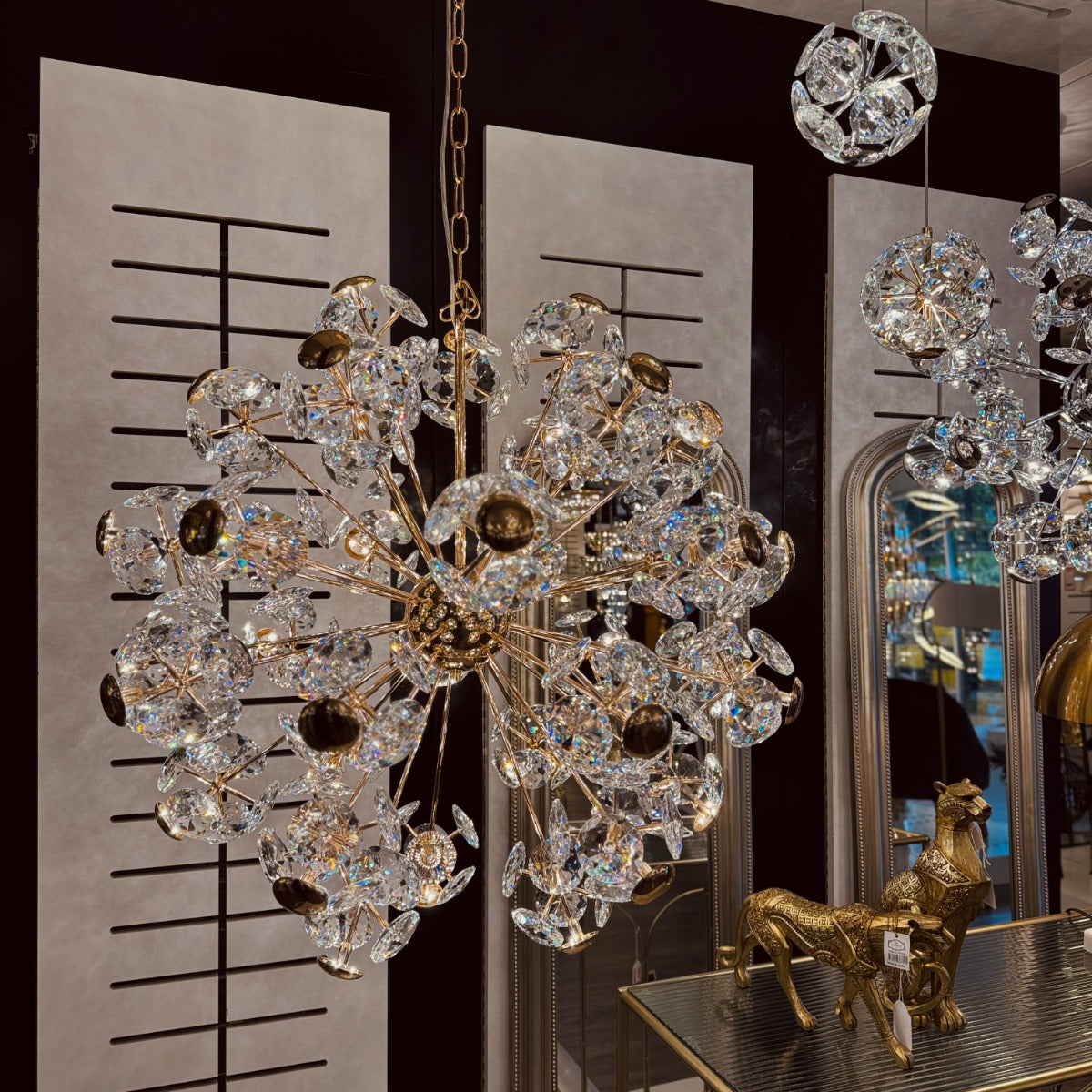 Astrid Crystal Floral Pendant Light - 600mm Dimmable