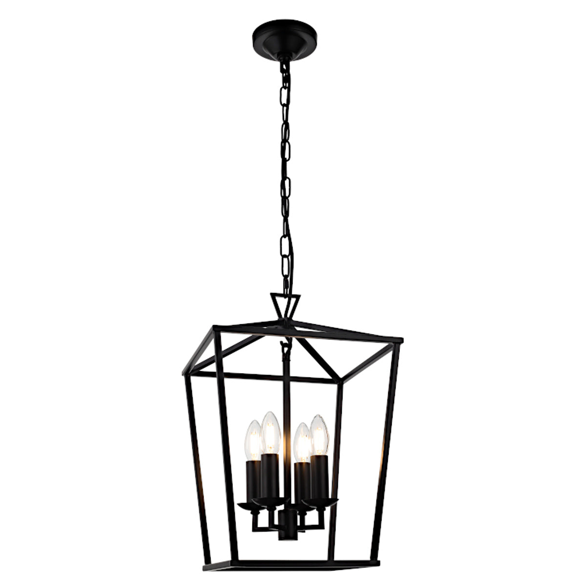 Pergian 4 Light Candle Pendant with Adjustable Chain