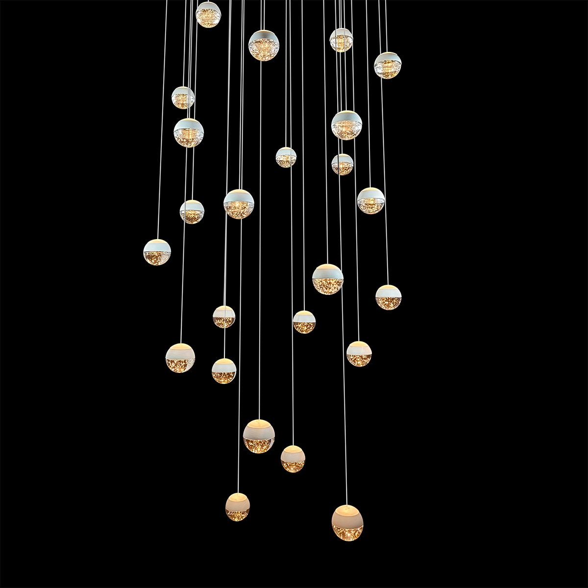 Messina 10 LED Cluster Ball Pendant Light
