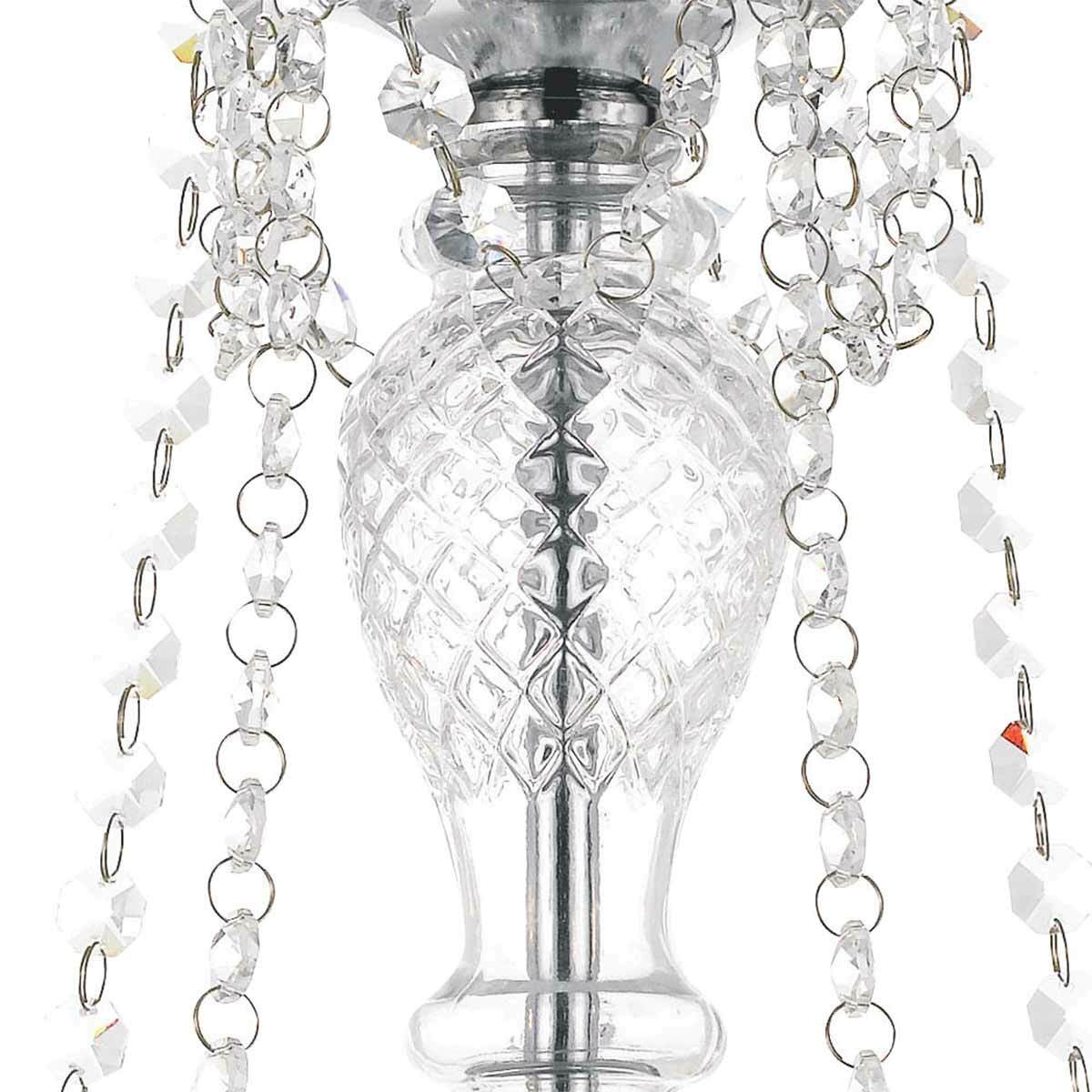 Rhine 5 Light Crystal Chandelier in Traditional Style