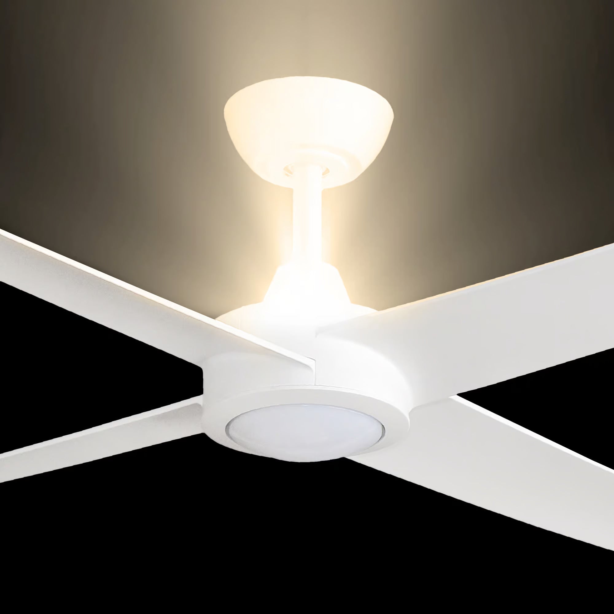 Ambience Uplight 48" DC Ceiling Fan with LED Light & Remote