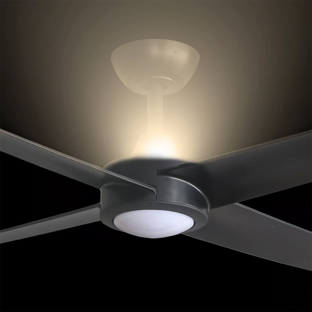 Ambience Uplight 48" DC Ceiling Fan with LED Light & Remote