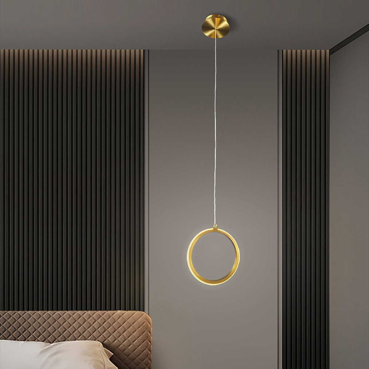 Bolla Single Ring Pendant Light