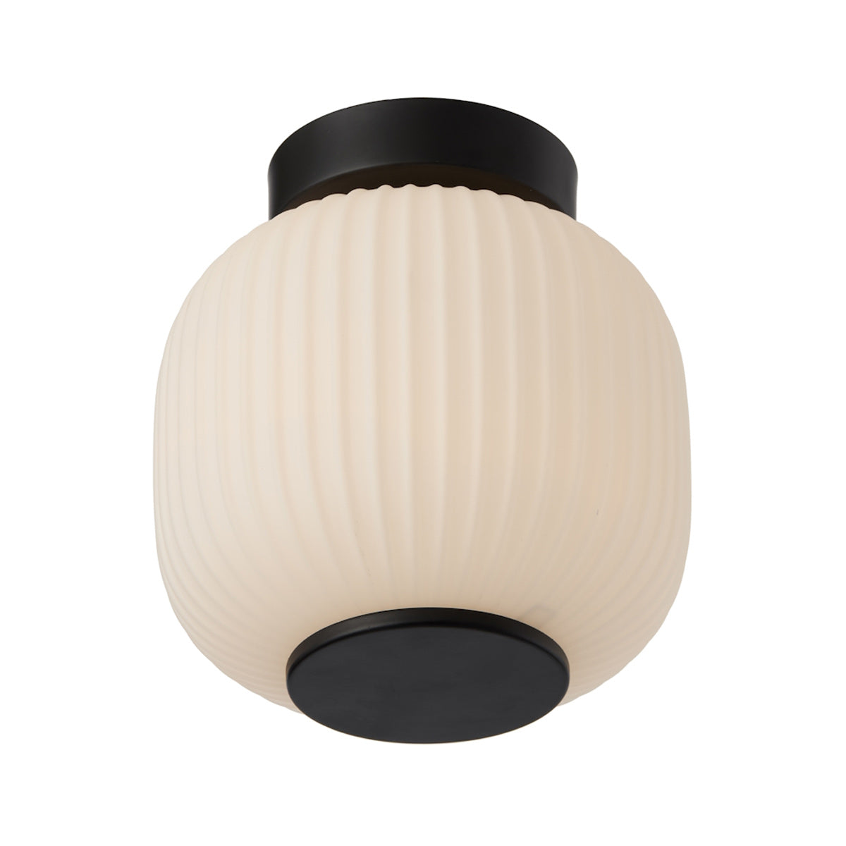 Bobo 20cm Ribbed Glass Batten Fix with Stylish Design