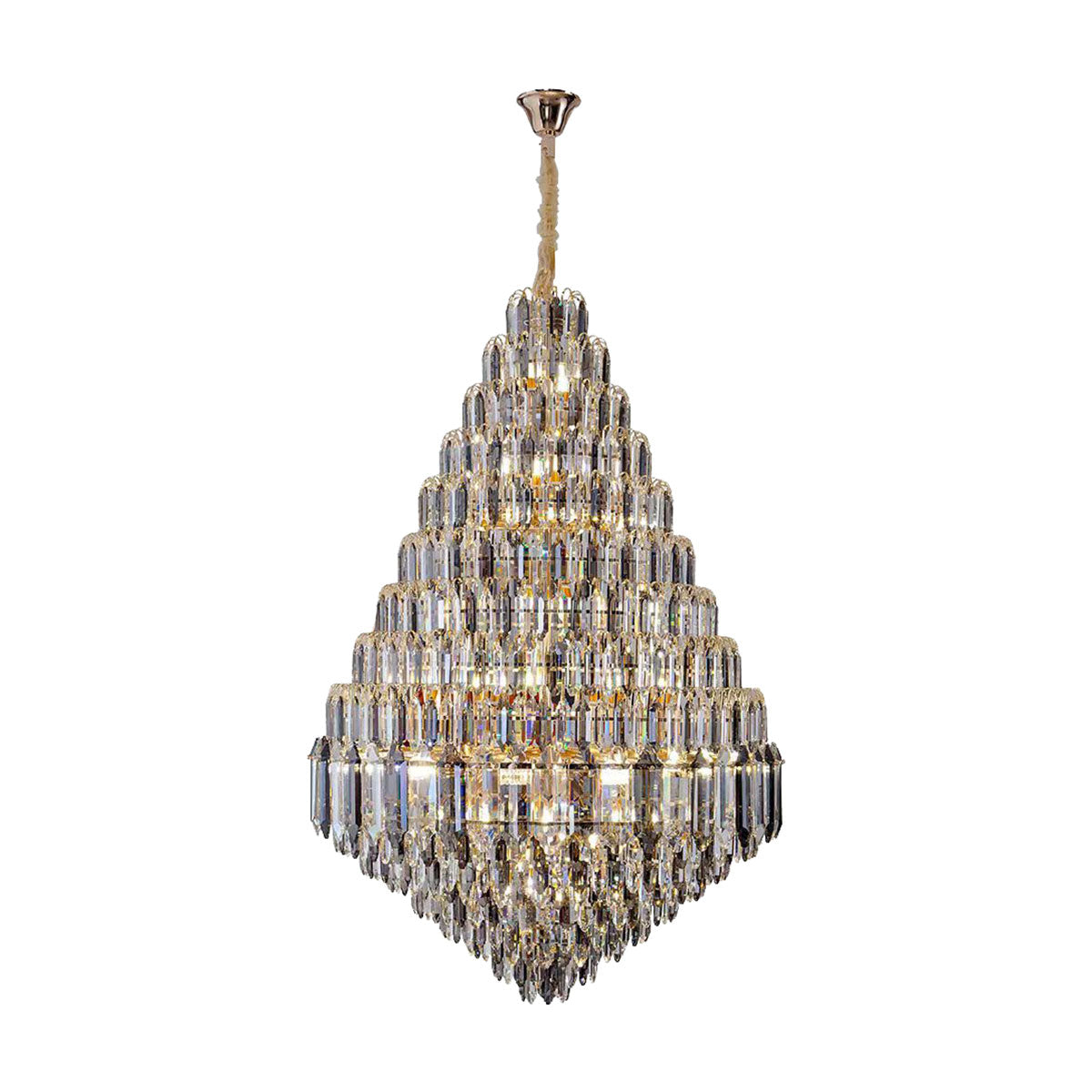 Mumbai Crystal Chandelier with 66 Lights