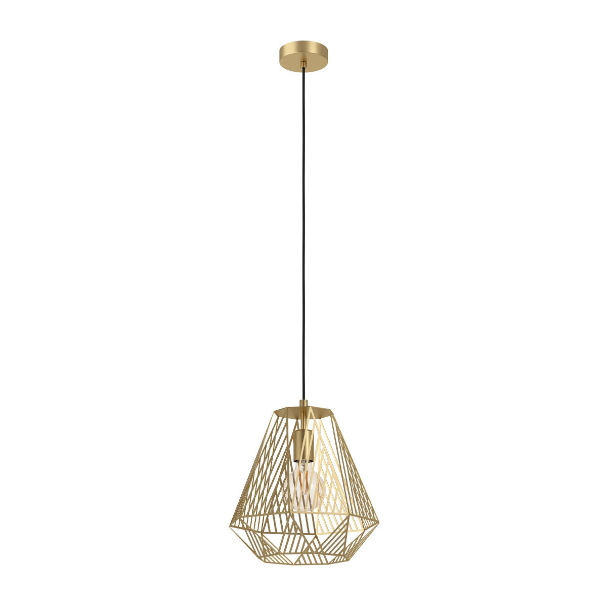 Stype Geometric Diamond Shaped Pendant Light with E27 Holder