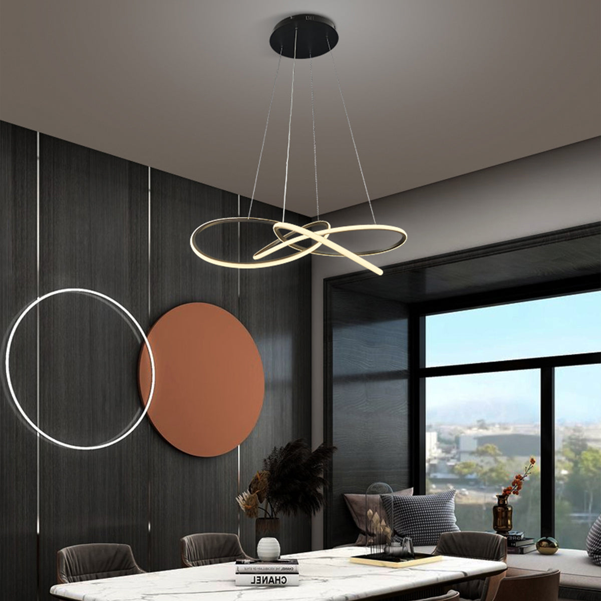 Meteora Infinity Intertwined Pendant Light 1000mm