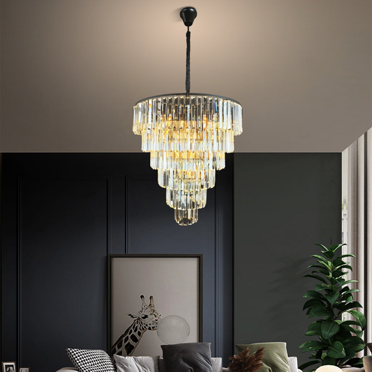 Marinello Crystal Chandelier with 10 Lights