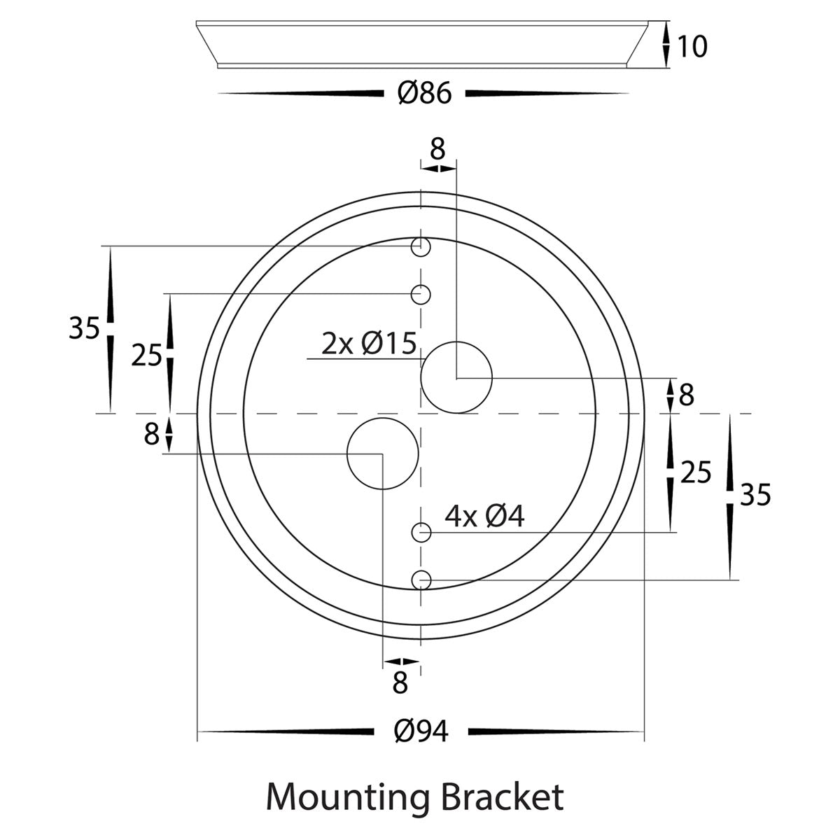 Halo Small Bluetooth RGBW LED Moon Wall Light