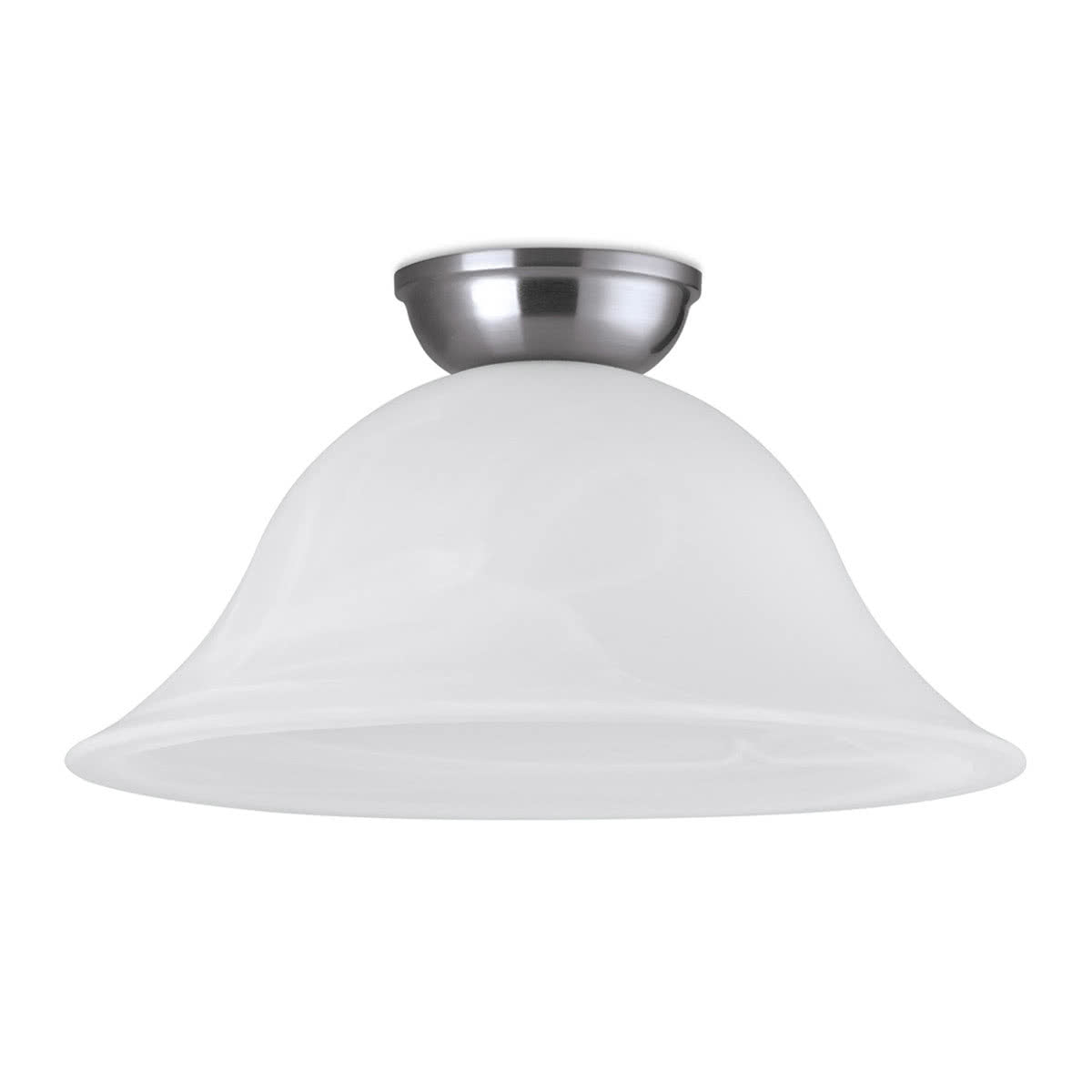 Murcia Small Alabaster Glass Batten Fix Lighting Shade