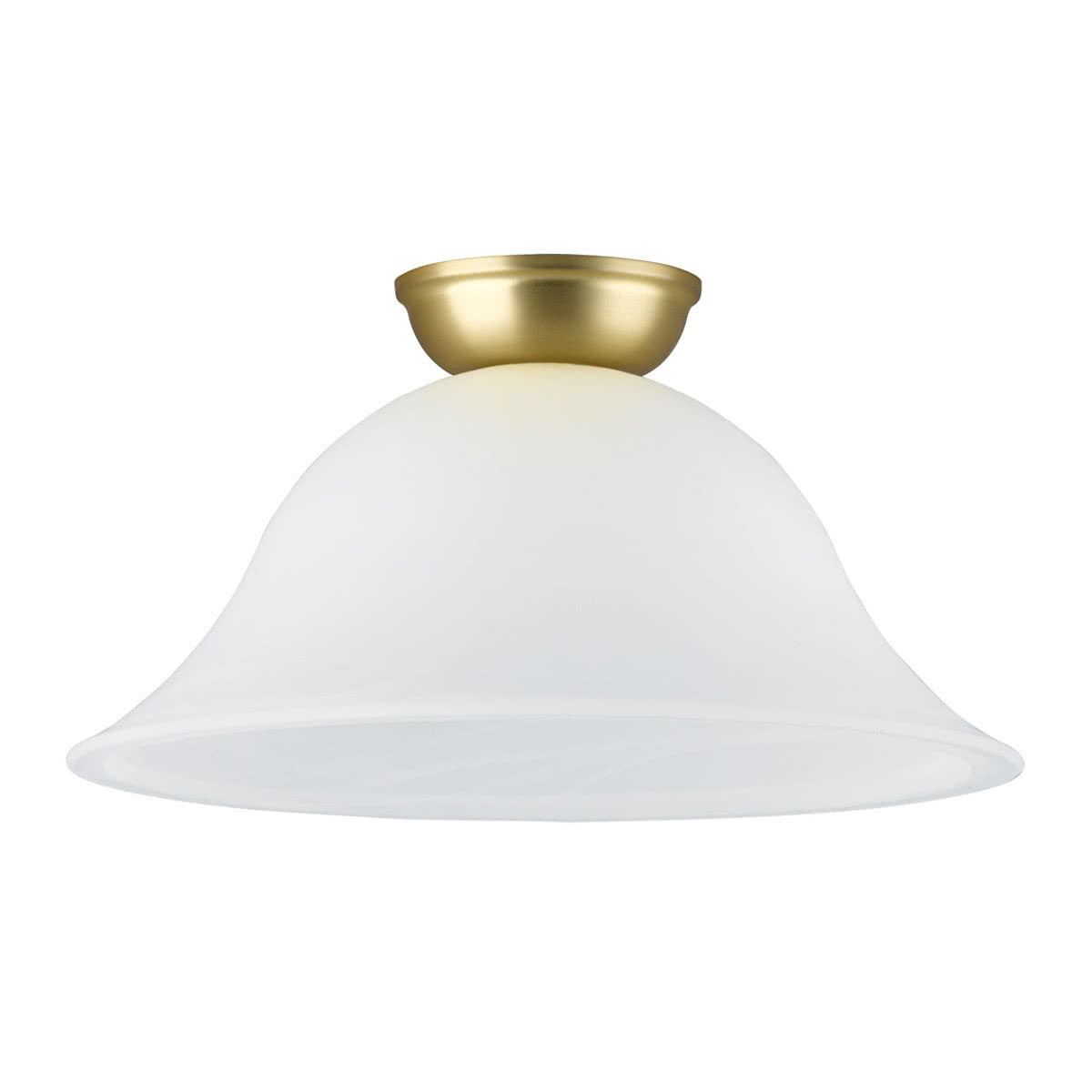 Murcia Small Alabaster Glass Batten Fix Lighting Shade