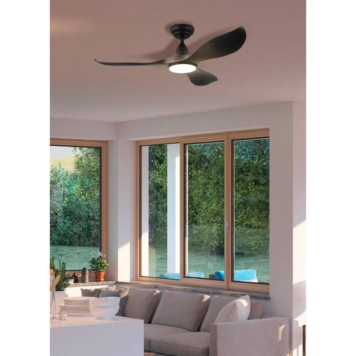 Noosa DC Ceiling Fan with LED Light & Remote