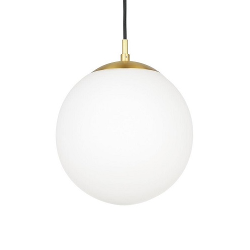 Rondo 200mm Pendant Light with Opal Glass