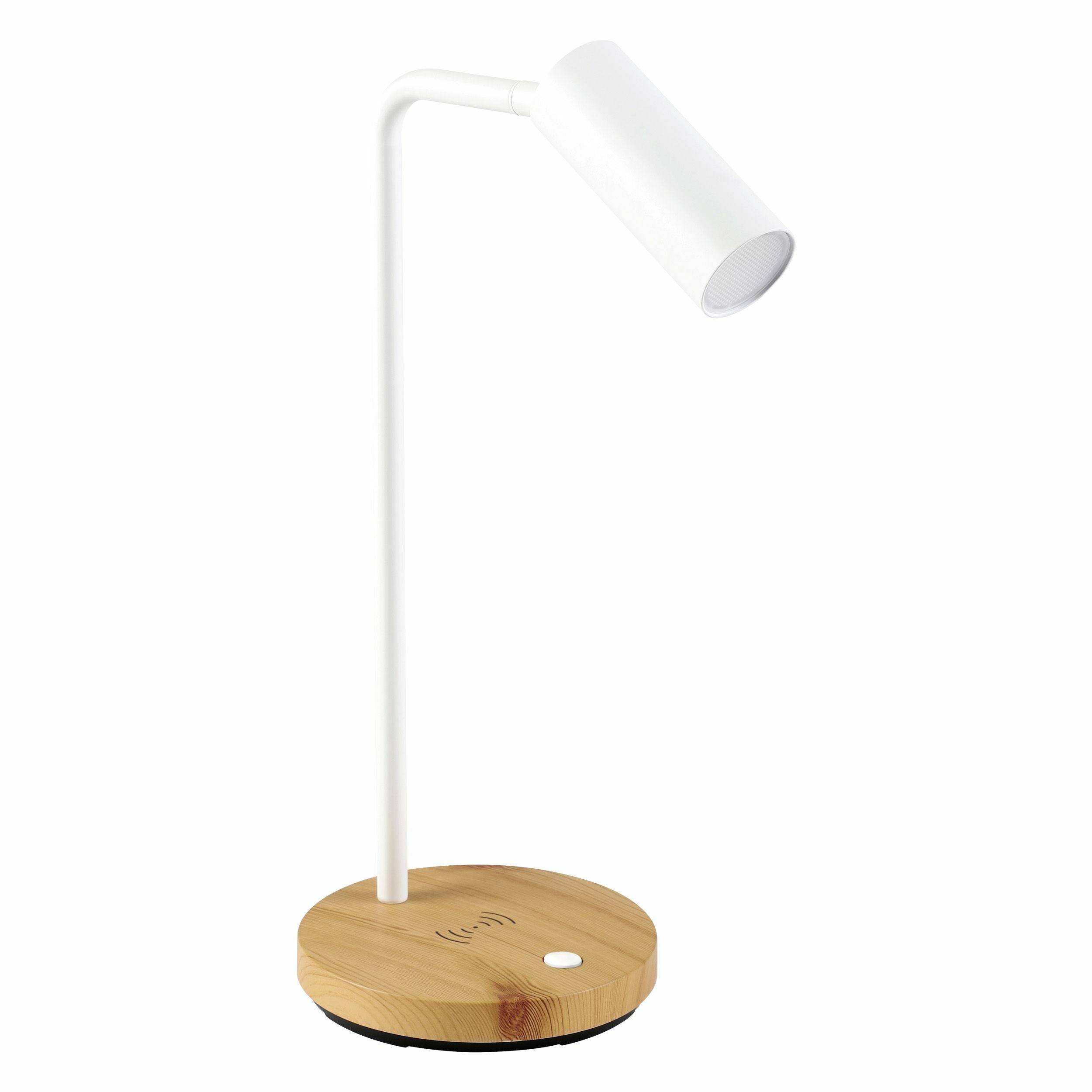 Connor 5W LED Tri-Colour Desk Lamp with Wireless Charging