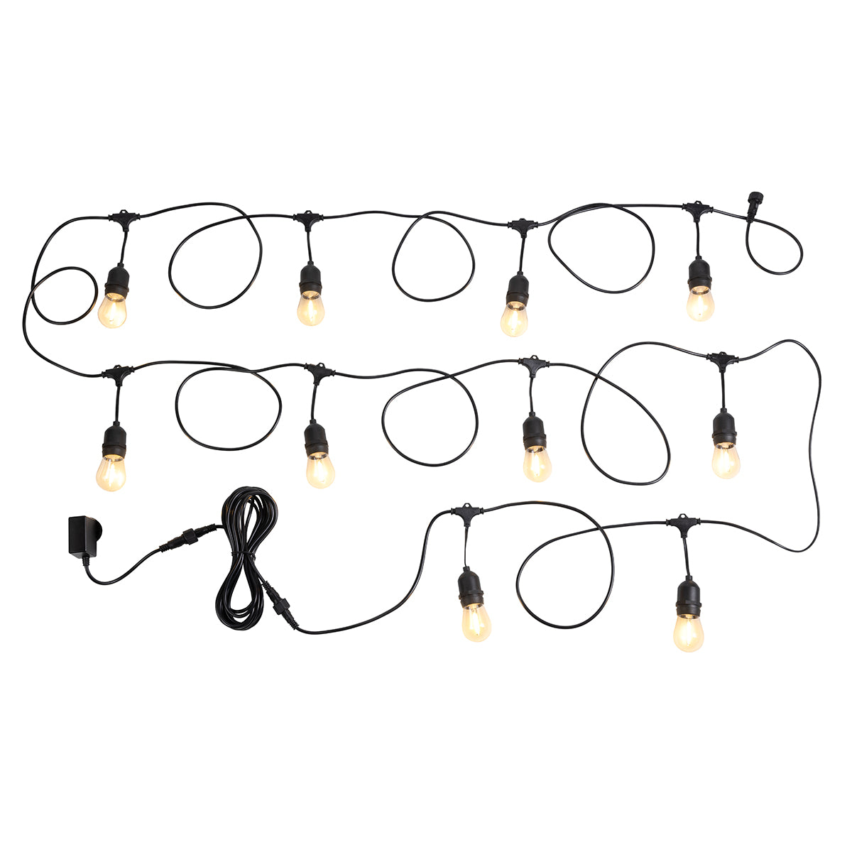 10LT 12V IP55 Hanging LED Festoon Kit 13m