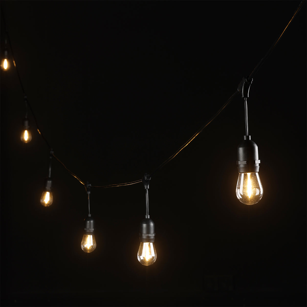 10LT 12V IP55 Hanging LED Festoon Kit 13m