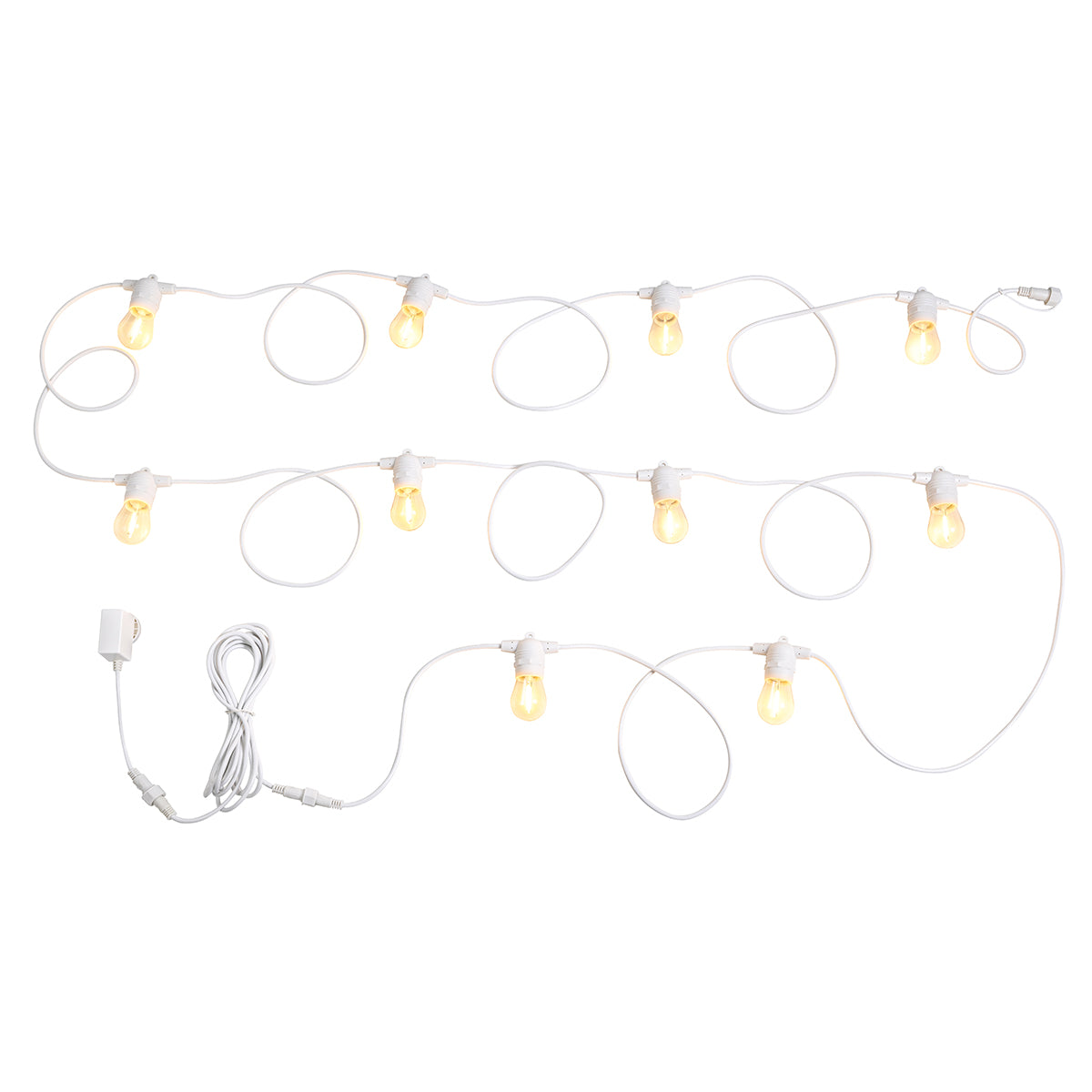 10 Light Fixed LED Festoon 13m IP55