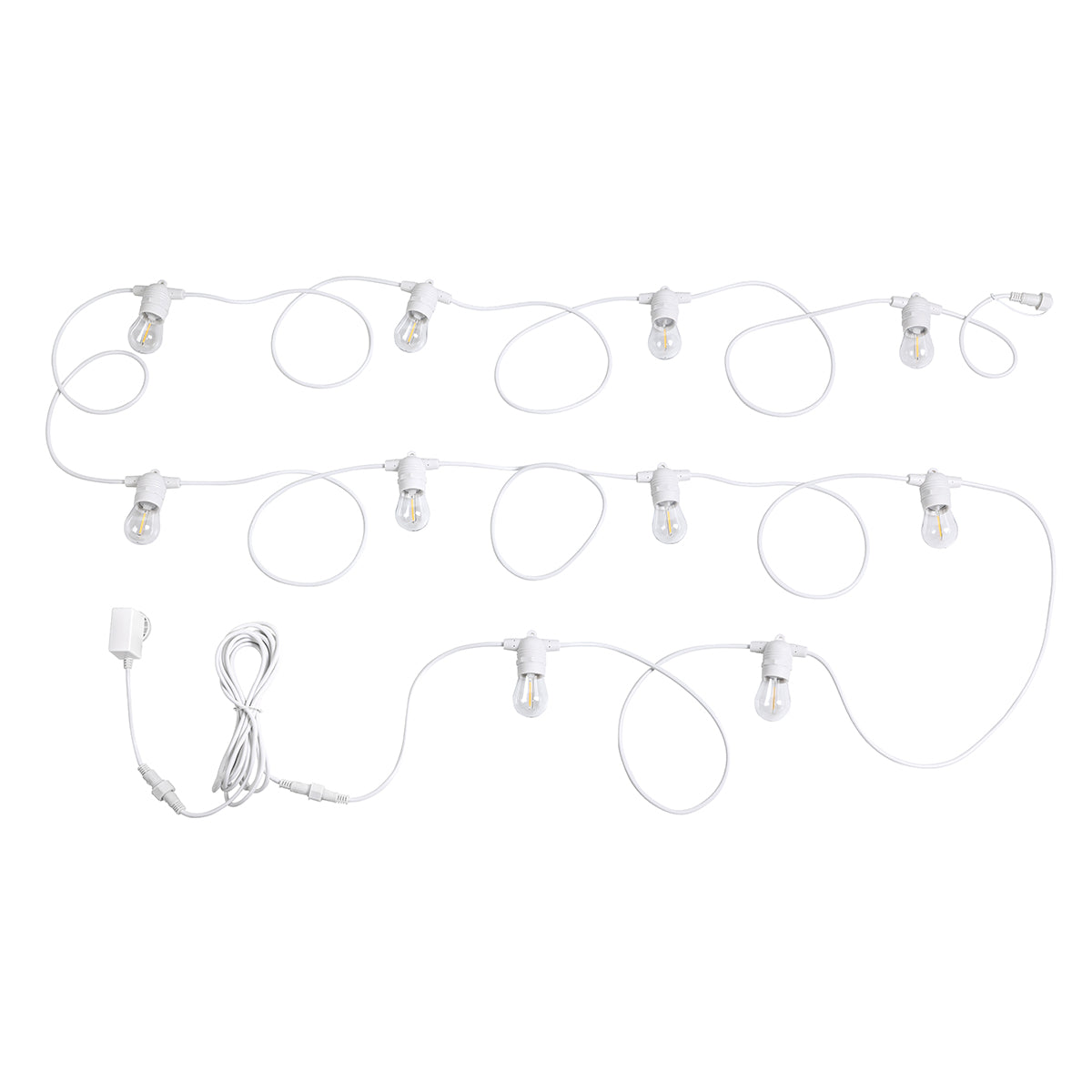 10 Light Fixed LED Festoon 13m IP55