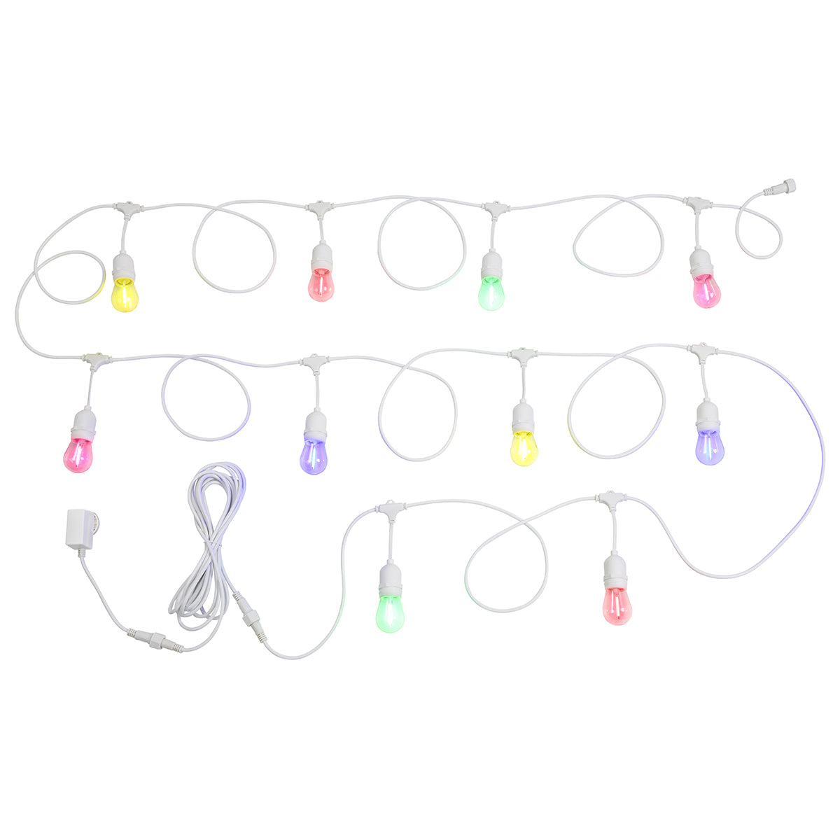 10LT 12V IP55 Hanging LED Festoon Kit 13m