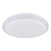 Delilah LED Oyster - Opal / Crystal - Tri-Colour