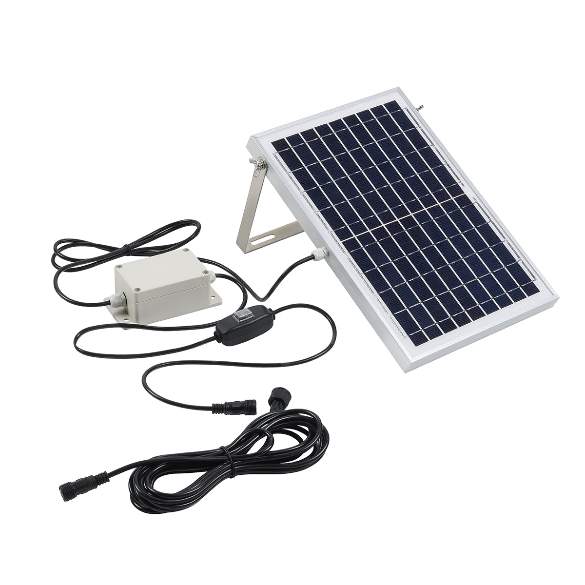 10LT 12V IP65 Fixed LED Solar Festoon Kit 13m
