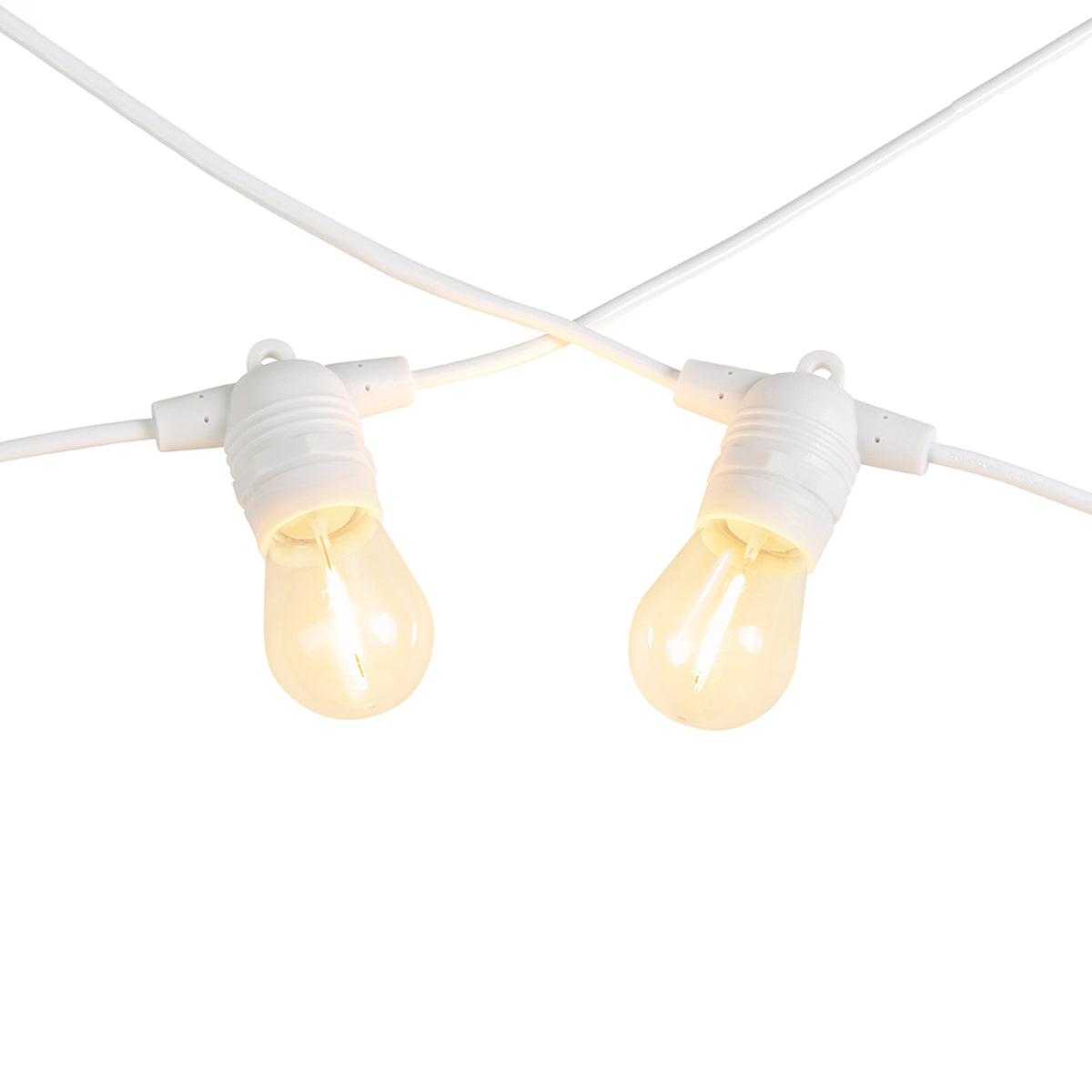 10LT 12V IP65 Fixed LED Solar Festoon Kit 13m