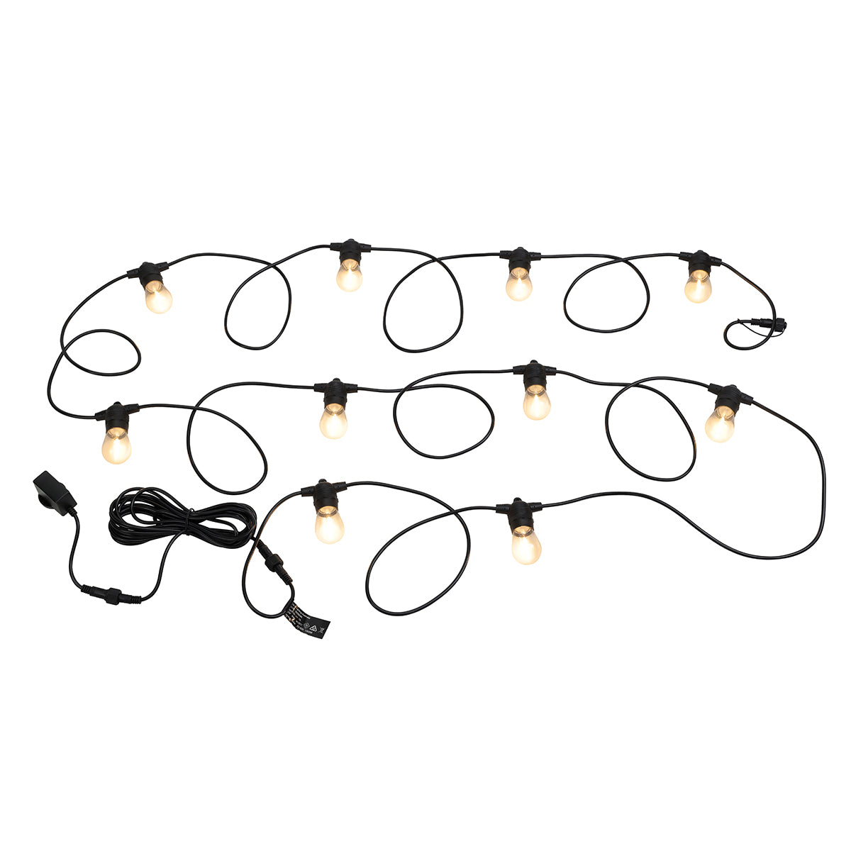10 Light Fixed LED Festoon 13m IP55