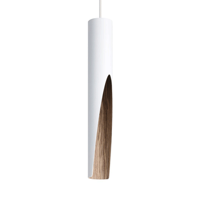 Barbotto Steel & Wood 1 Light LED Pendant Light