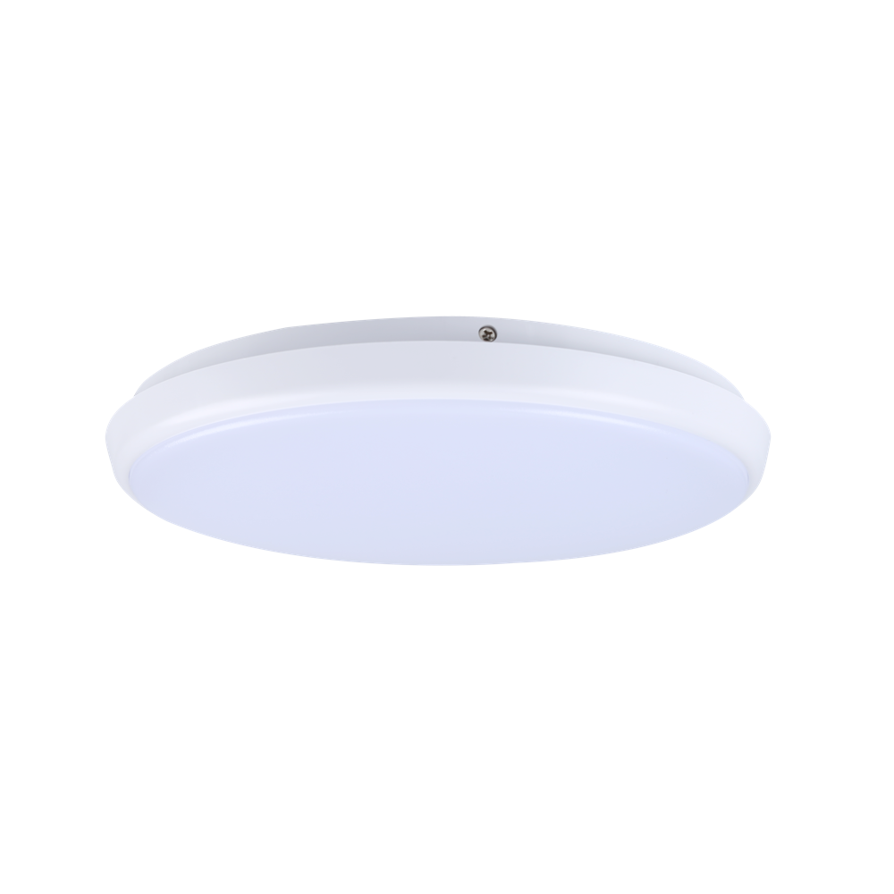 20W Opal LED Oyster Ceiling Light - Tri Colour
