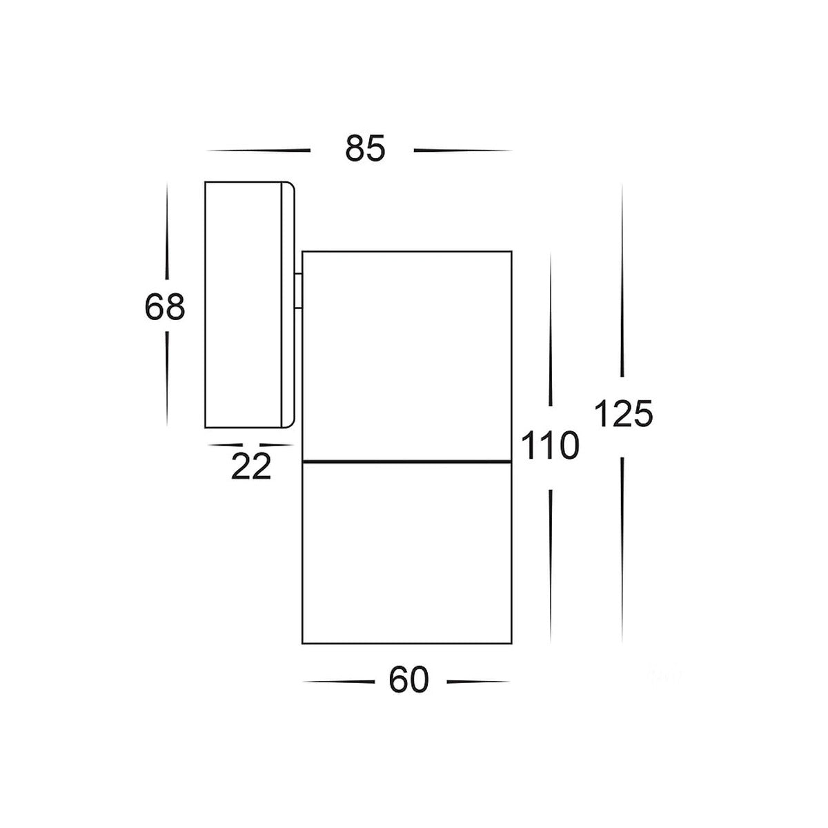 Fixed Outdoor Wall Light 35W IP65