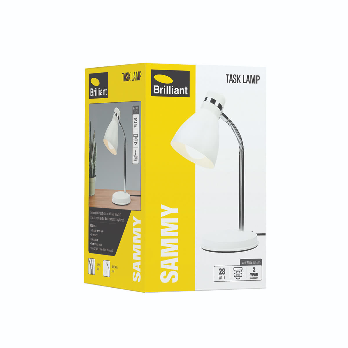 Sammy Adjustable Metal Desk Lamp