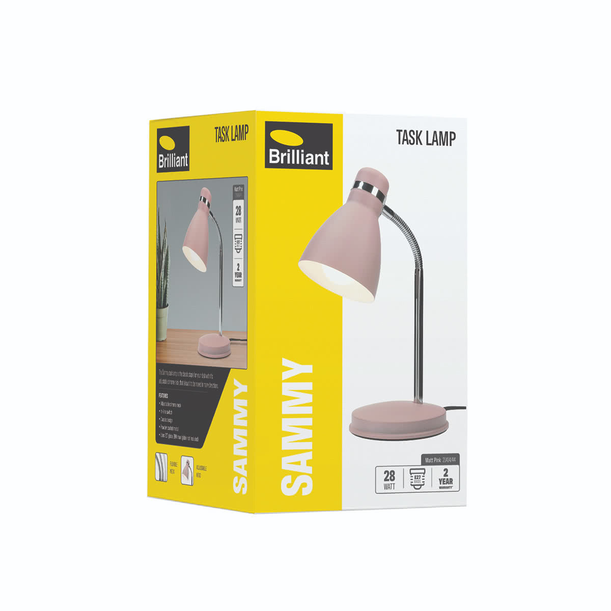 Sammy Adjustable Metal Desk Lamp