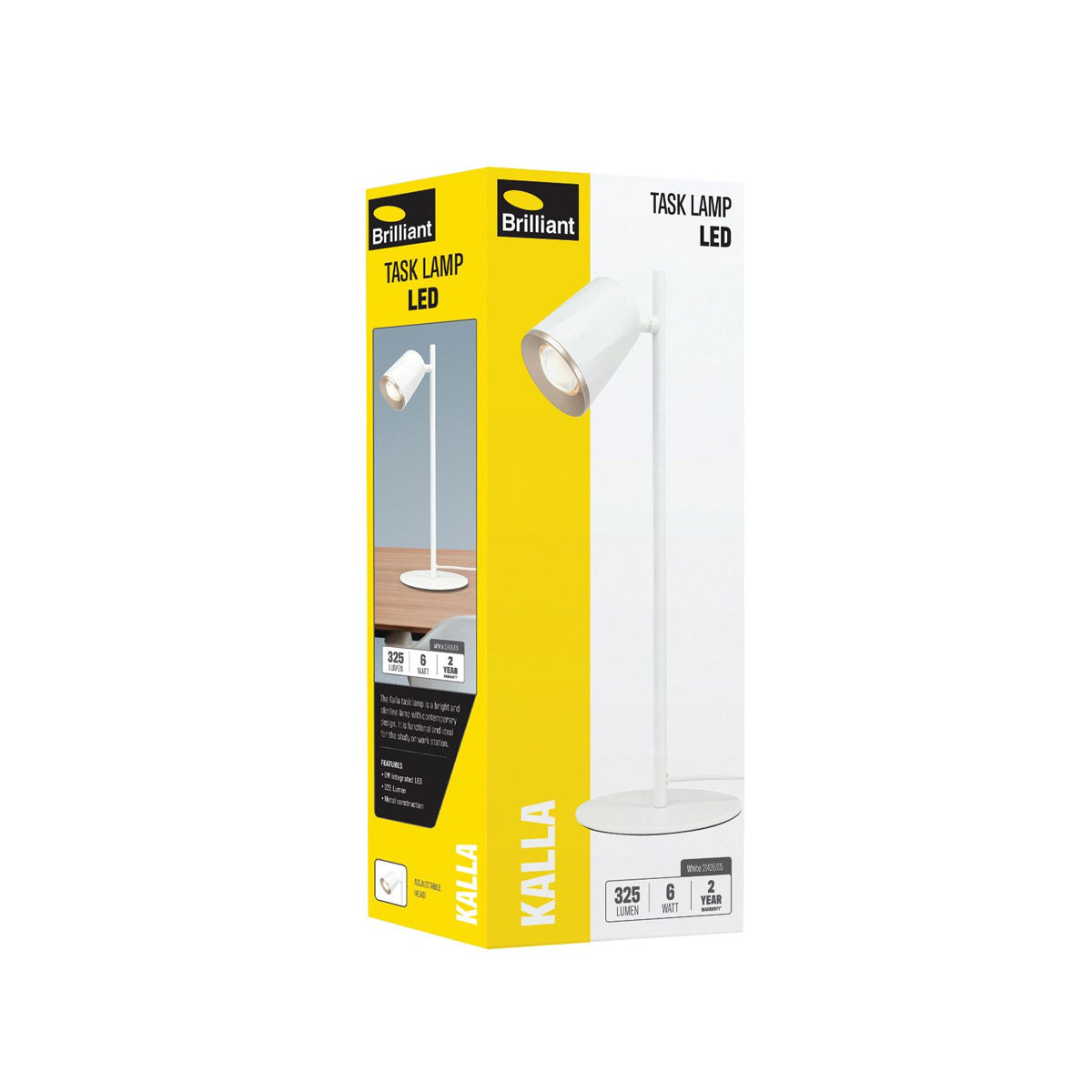 Kalla Desk Lamp with Integrated LED Light