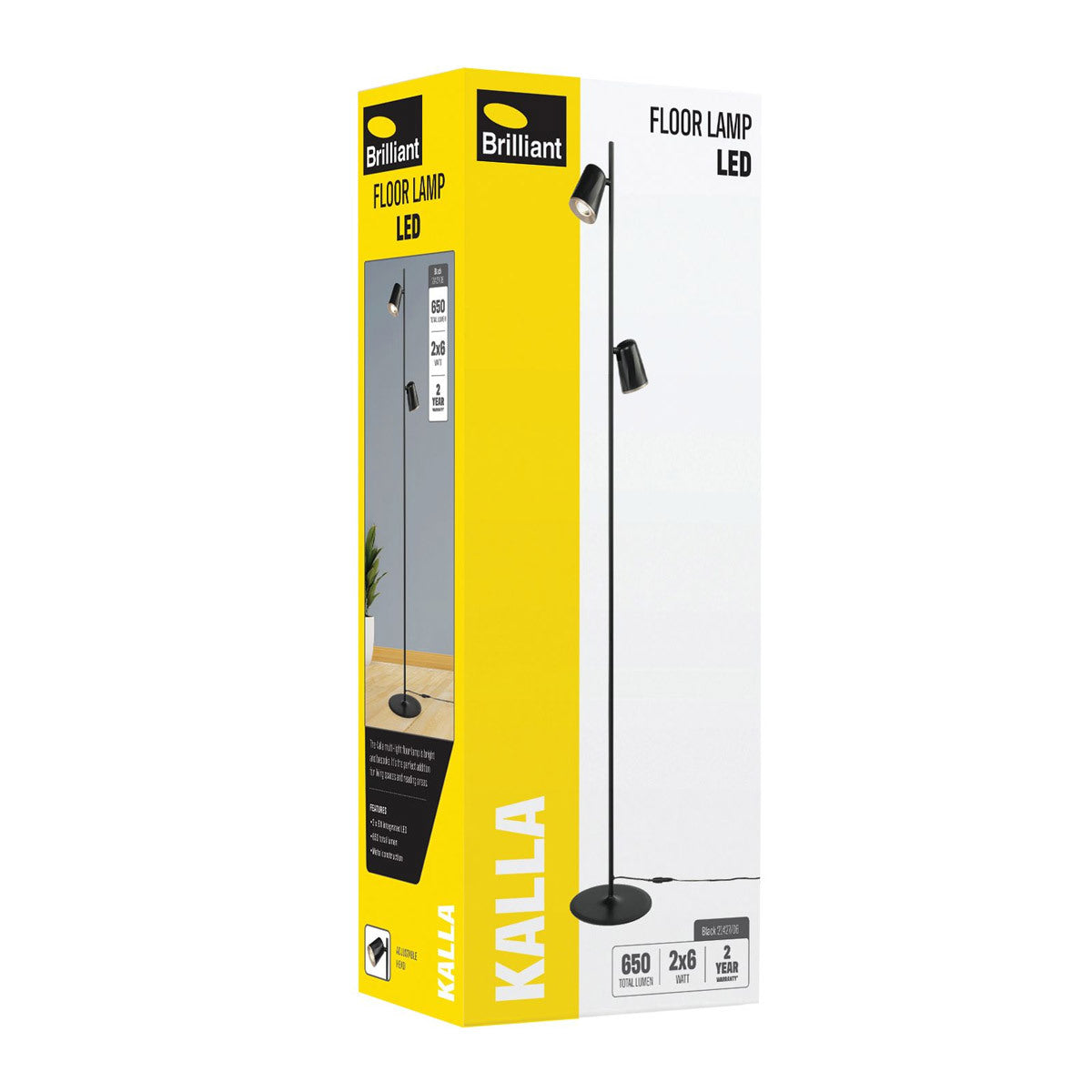 Kalla Adjustable Floor Lamp 650lm