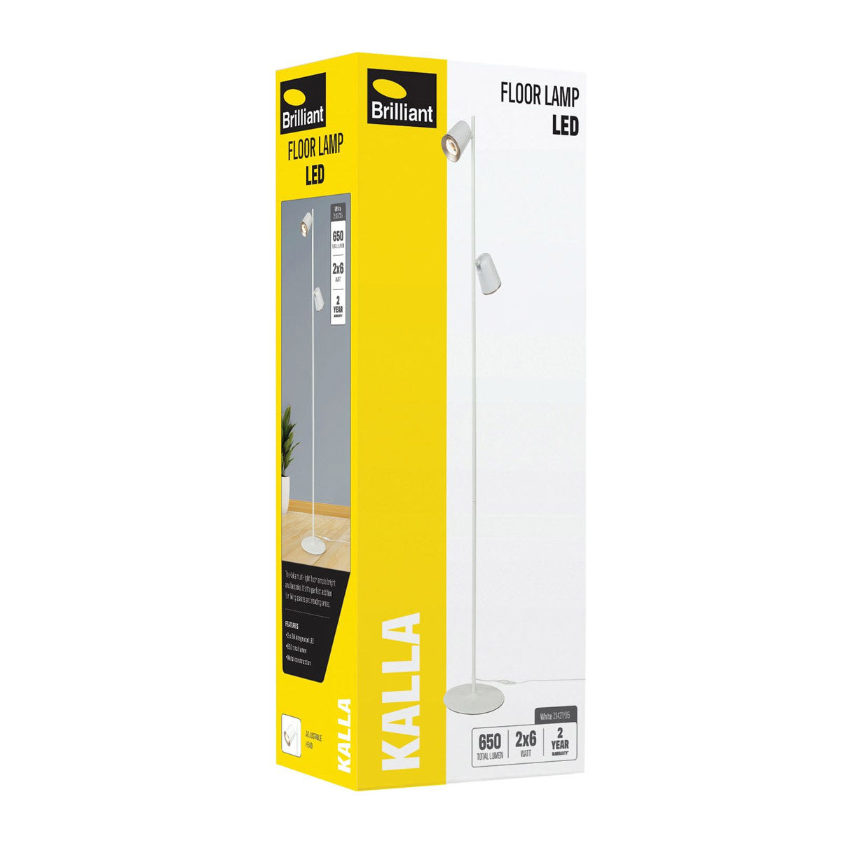 Kalla Adjustable Floor Lamp 650lm