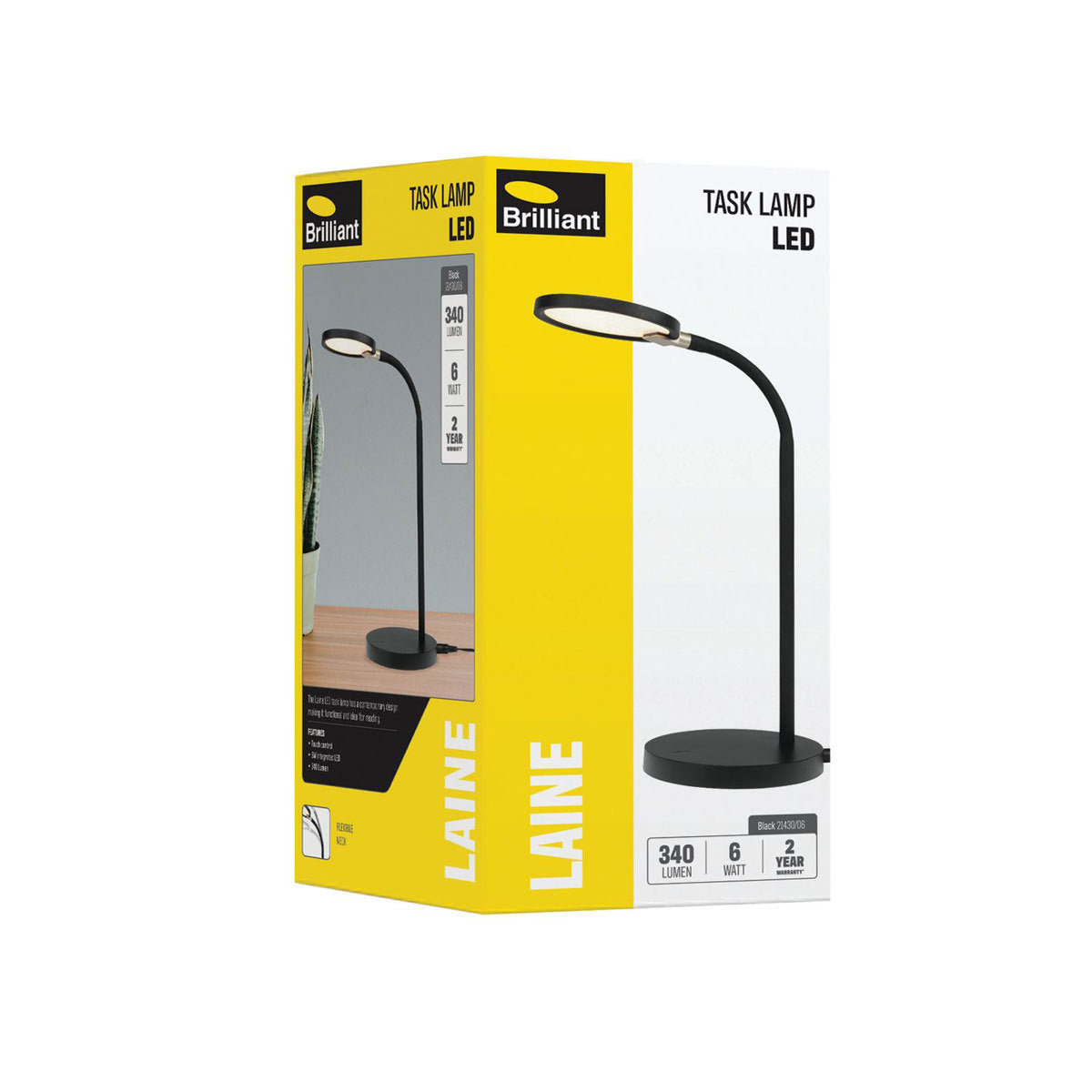 Laine Desk Lamp 6W LED with Touch Control
