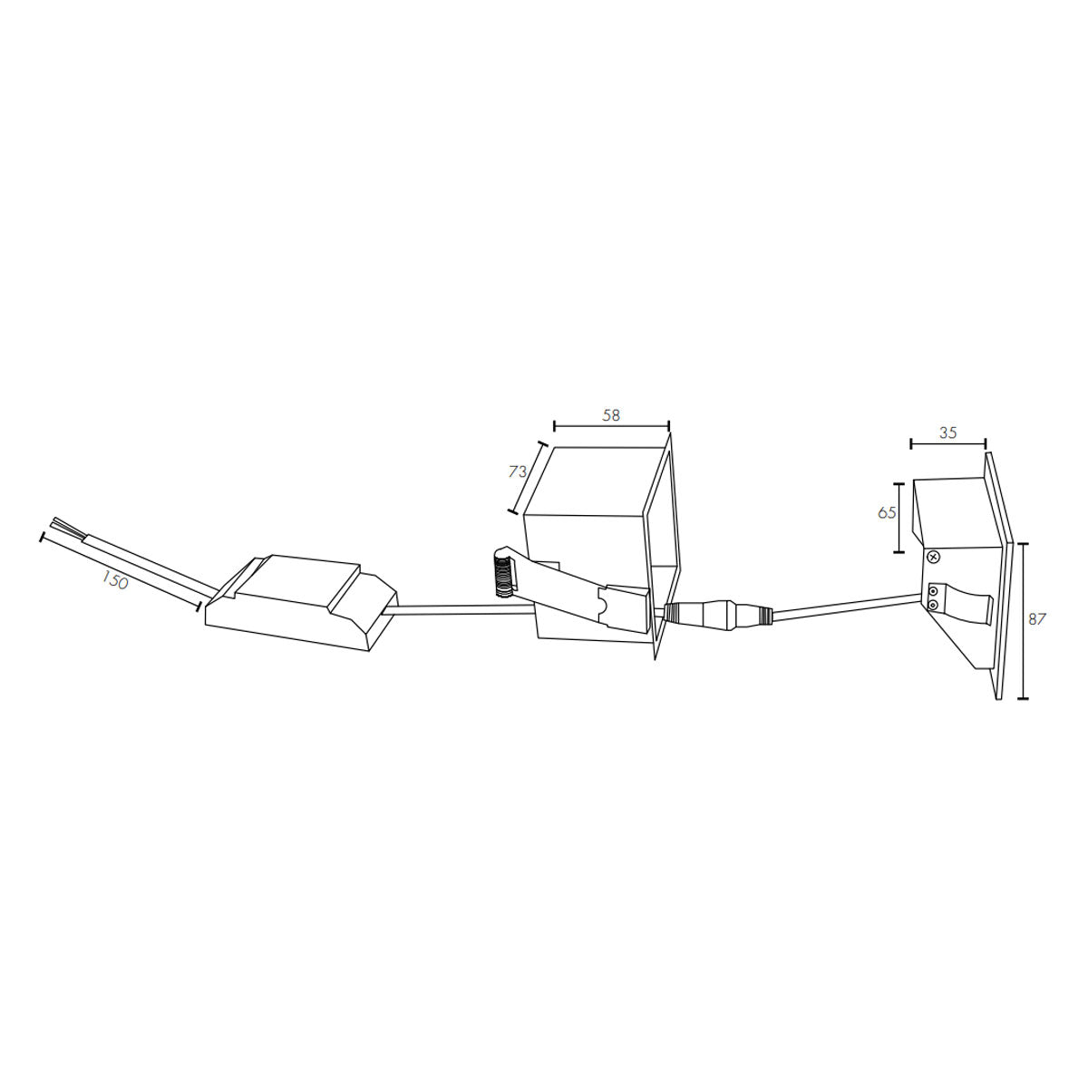 Hensley Step Light Modern Outdoor Lighting