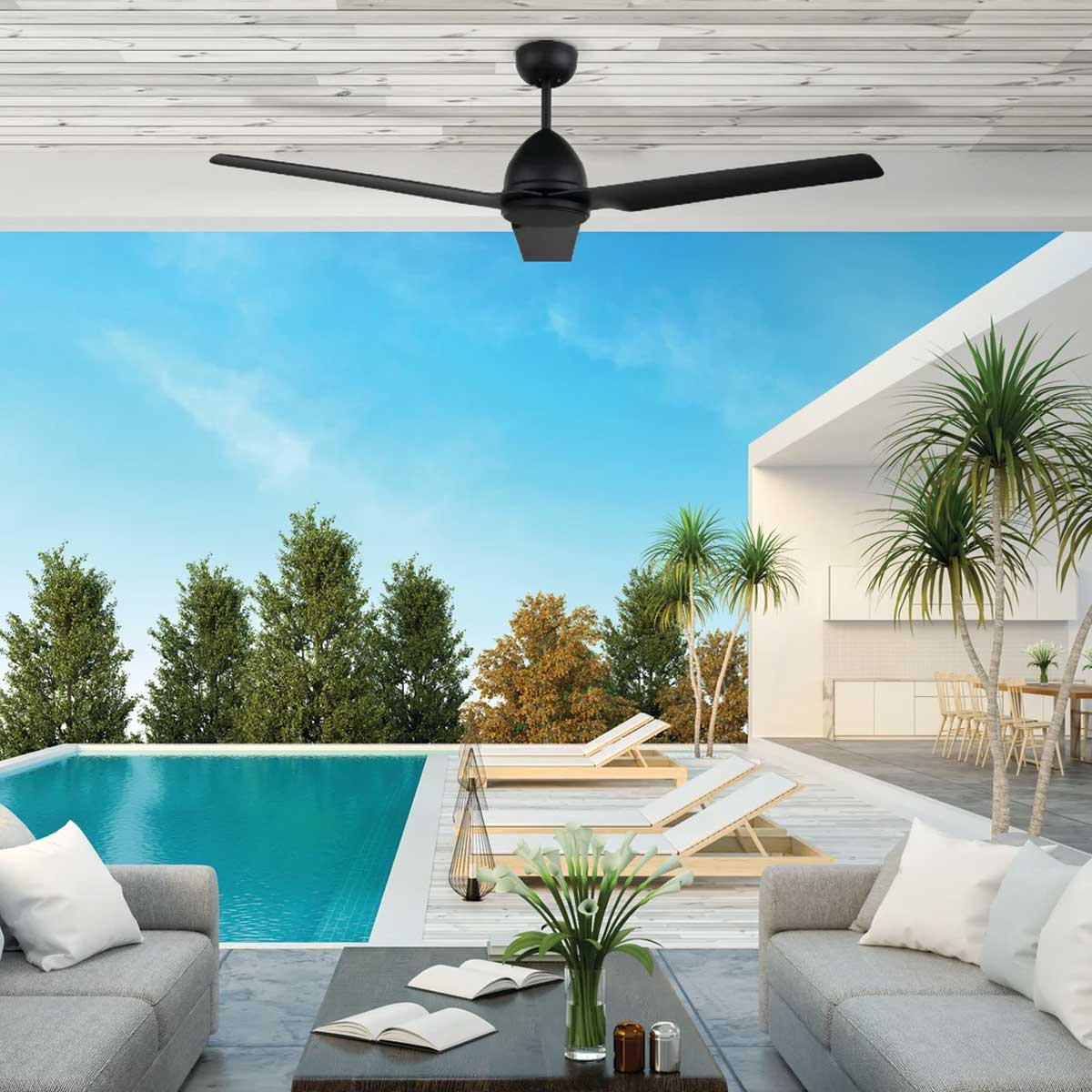 Cedar 52" ABS 3 Blade AC Ceiling Fan
