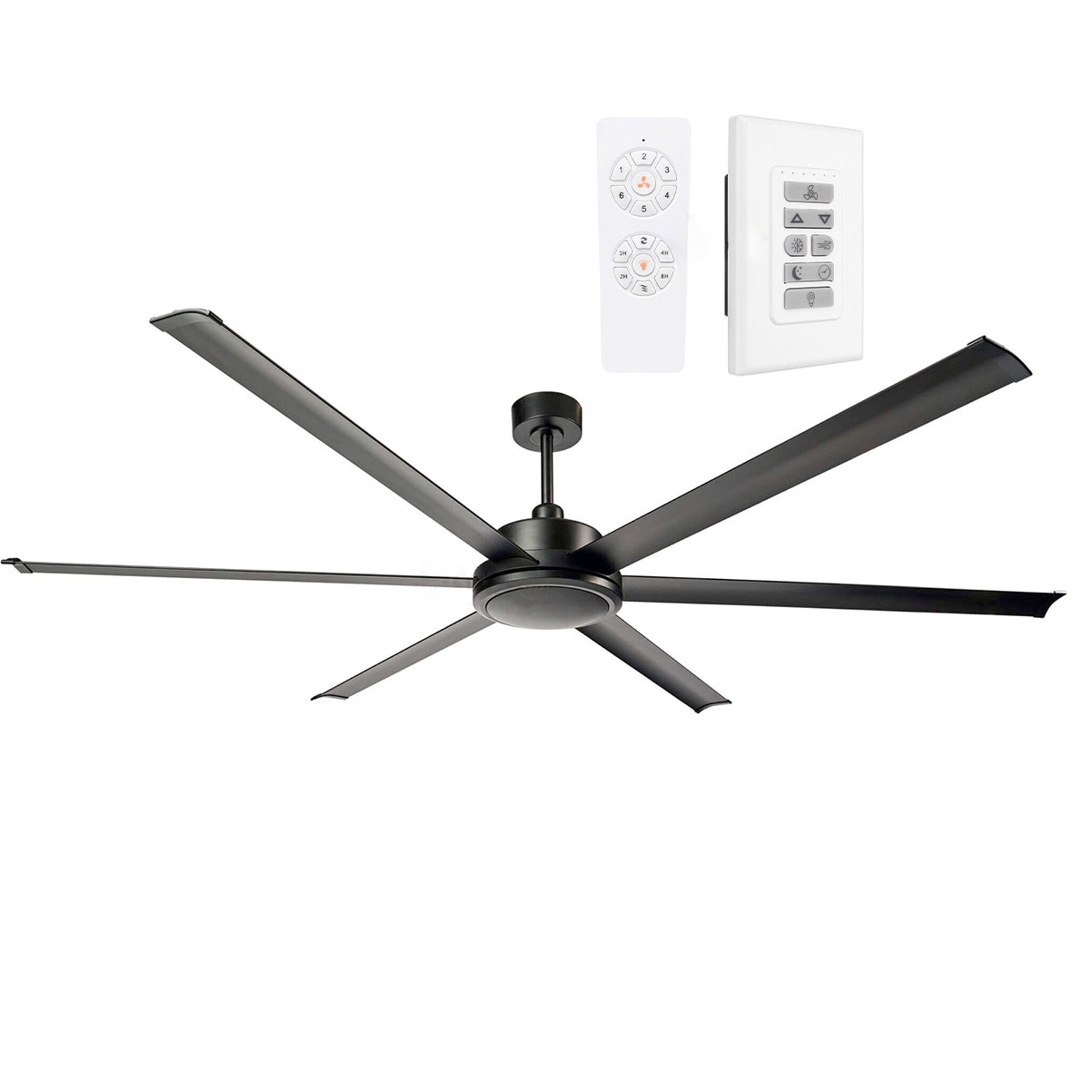 Colossus 6 Blade DC Ceiling Fan with Wall Control & Remote