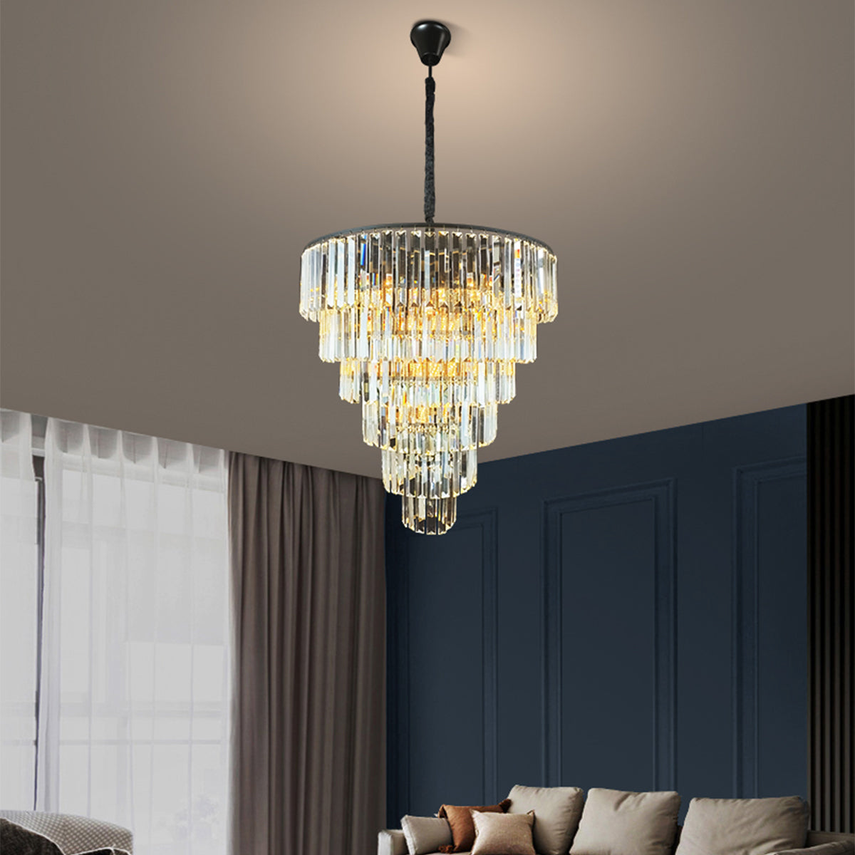 Marinello Crystal Chandelier with 10 Lights
