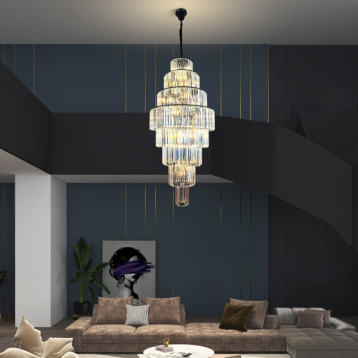 Marinello Crystal Chandelier - Large