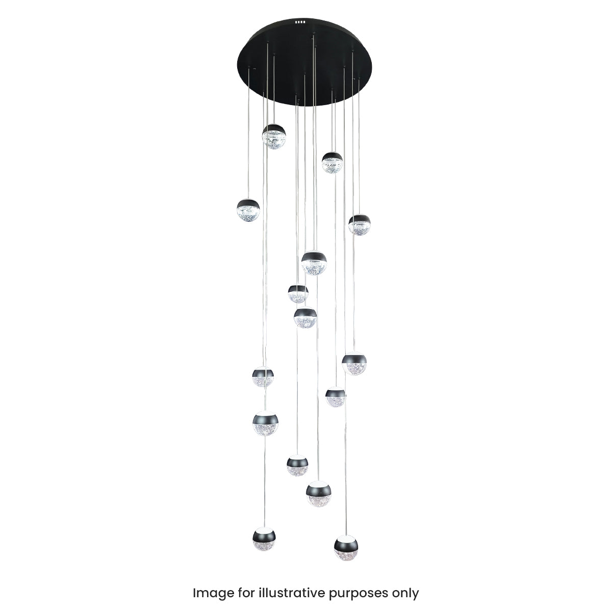 Messina 10 LED Cluster Ball Pendant Light